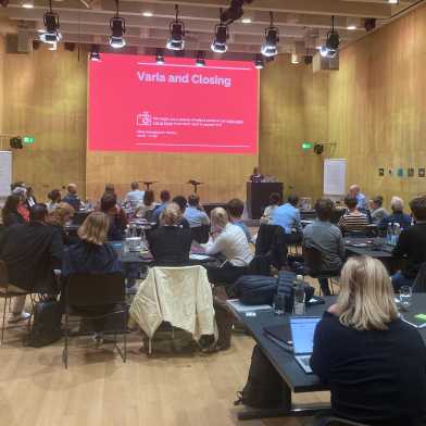 workshop participants at the closing remarks